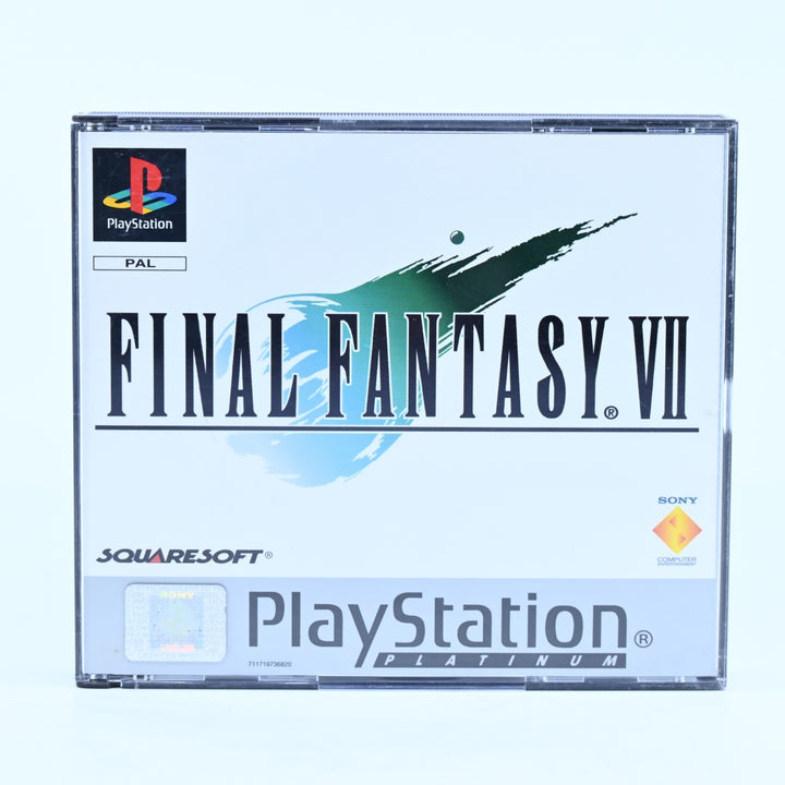 Final Fantasy VII - Sony Playstation 1 / PS1 Game + Manual - PAL - MINT DISC!