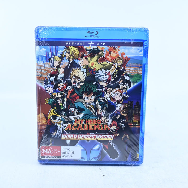 SEALED! My Hero Academia: World Heroes Mission - Region B - Anime Blu-ray