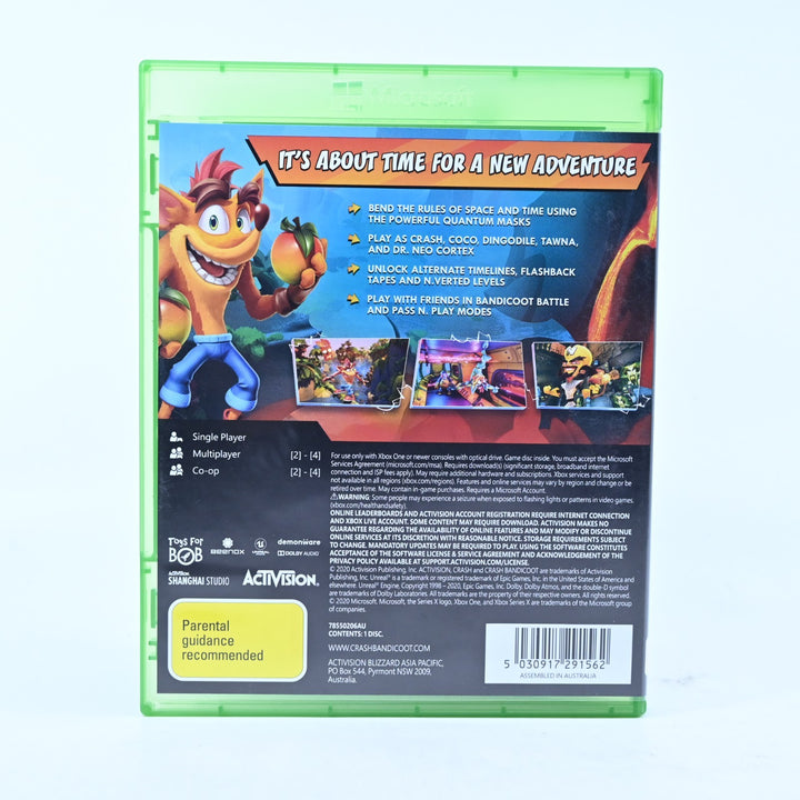 Crash Bandicoot 4 - Xbox One Game - PAL - FREE POST!