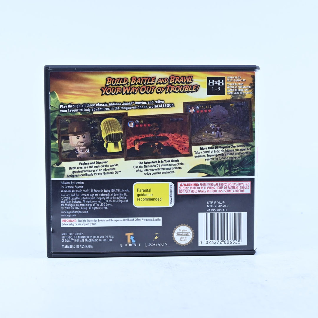 LEGO Indiana Jones: The Original Adventures - Nintendo DS Game - PAL + Manual