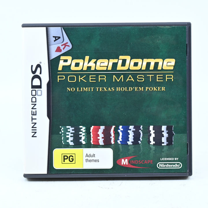 PokerDome: Poker Master - Nintendo DS Game - PAL + Manual - FREE POST!