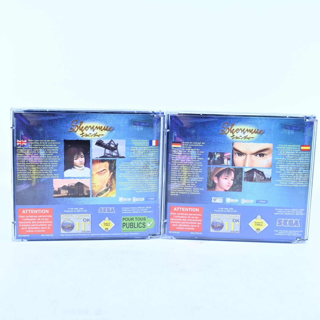 Shenmue - Sega Dreamcast Game + Manual - PAL - MINT DISC!