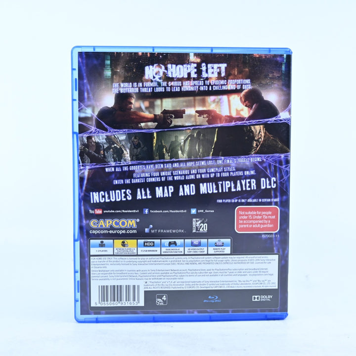 Resident Evil 6 - Sony Playstation 4 / PS4 Game - MINT DISC!