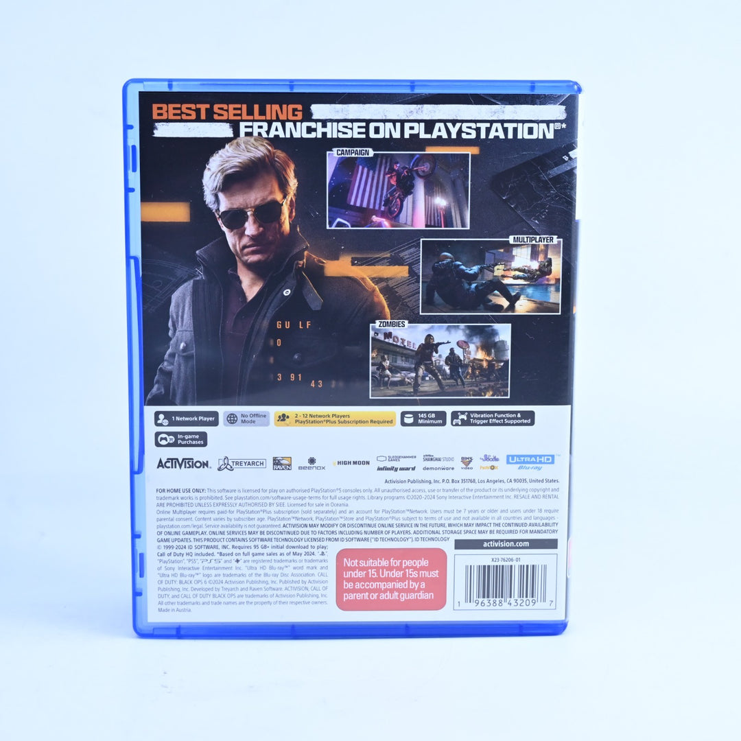 Call of Duty: Black Ops 6 - Sony Playstation 5 / PS5 Game - MINT DISC!