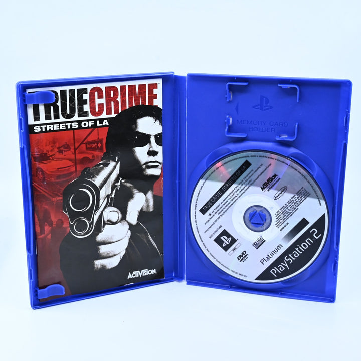 True Crime Streets of LA - Sony Playstation 2 / PS2 Game + Manual - PAL