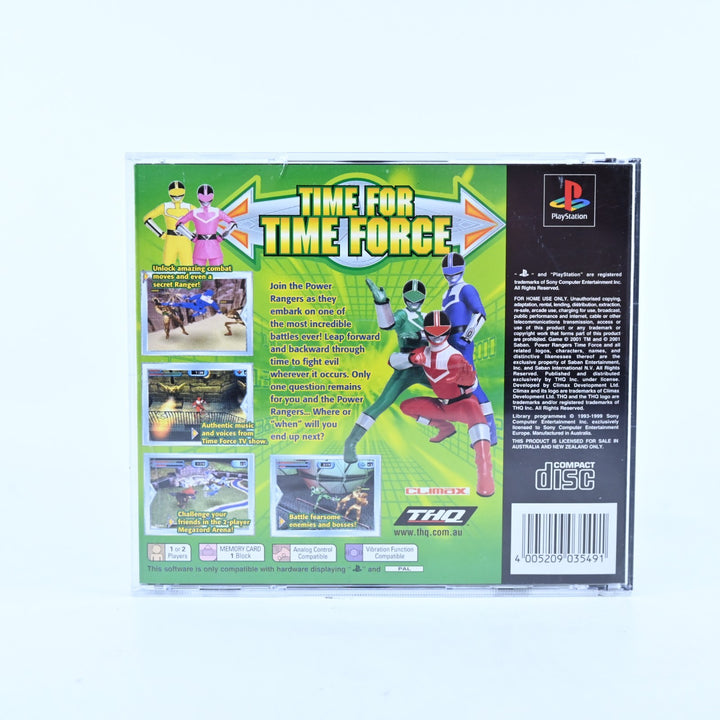 Power Rangers Time Force - Sony Playstation 1 / PS1 Game + No Manual - PAL
