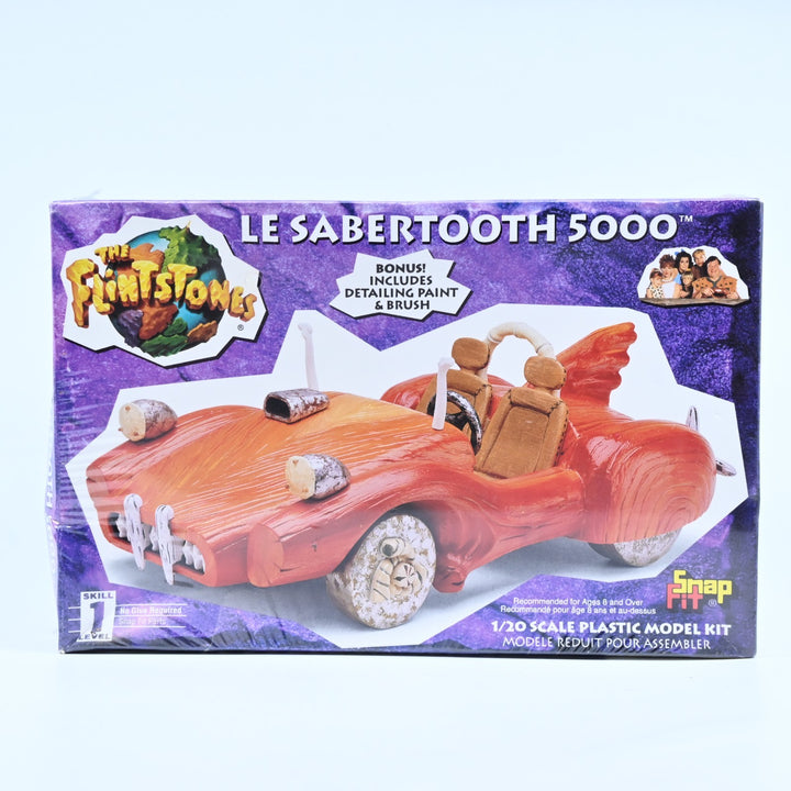 Le Sabertooth 5000 - The Flintstones - 1/20 Scale Plastic Model Kit - Model Car