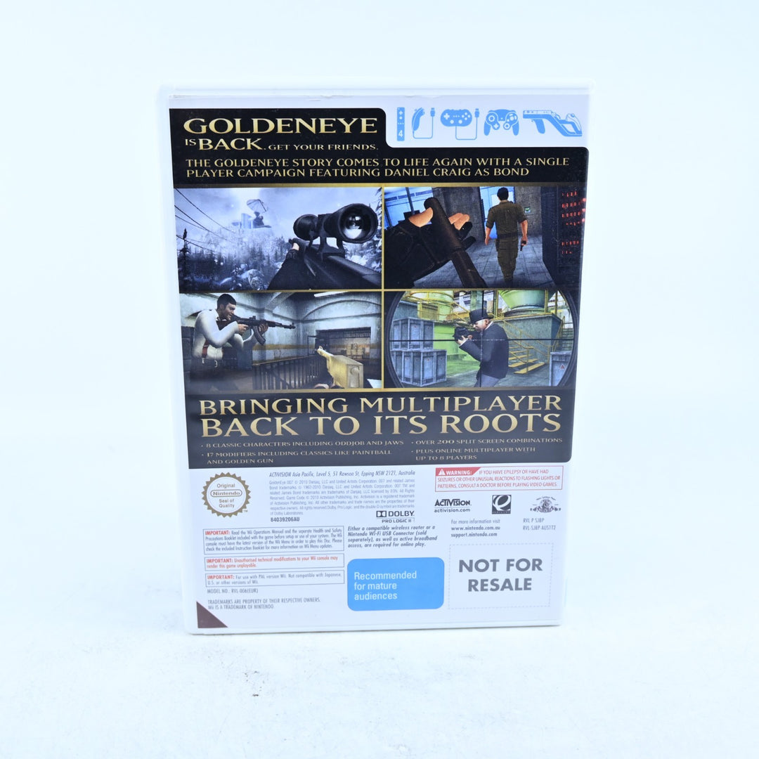 GoldenEye 007 - With Limited Edition Gold Classic Pro Controller - Wii Game