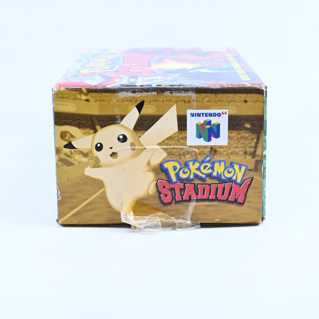 Pokemon Stadium - WITH N64 TRANSFER PAK - N64 / Nintendo 64 Boxed Game - PAL