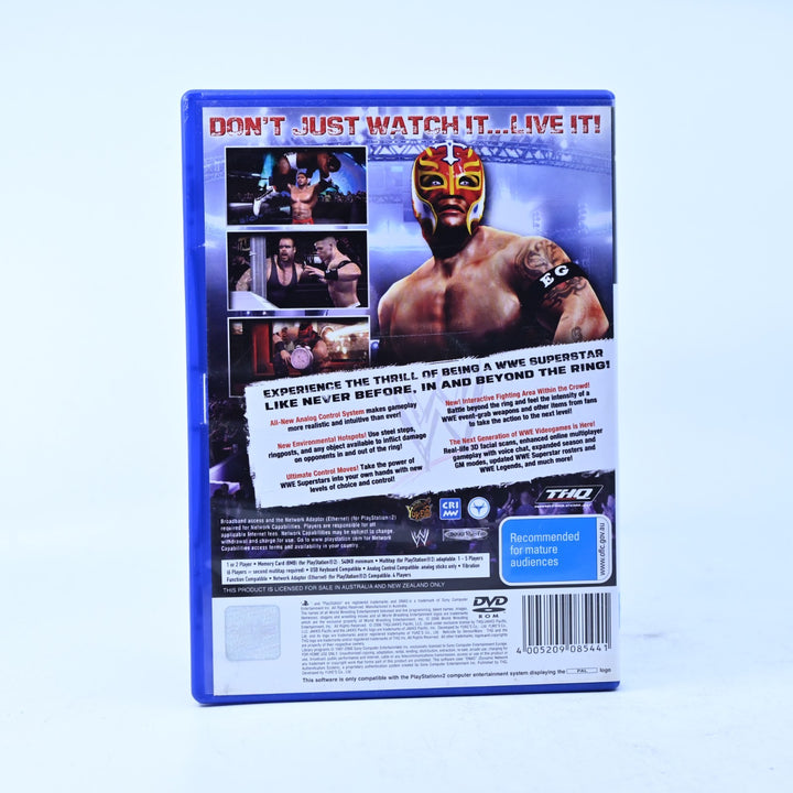 WWE SmackDown! vs Raw 2007 - Sony Playstation 2 / PS2 Game + Manual - PAL