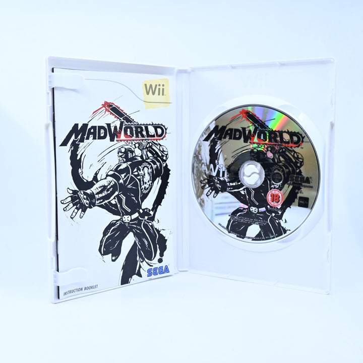 Mad World - Nintendo Wii Game + Manual - PAL - MINT DISC!