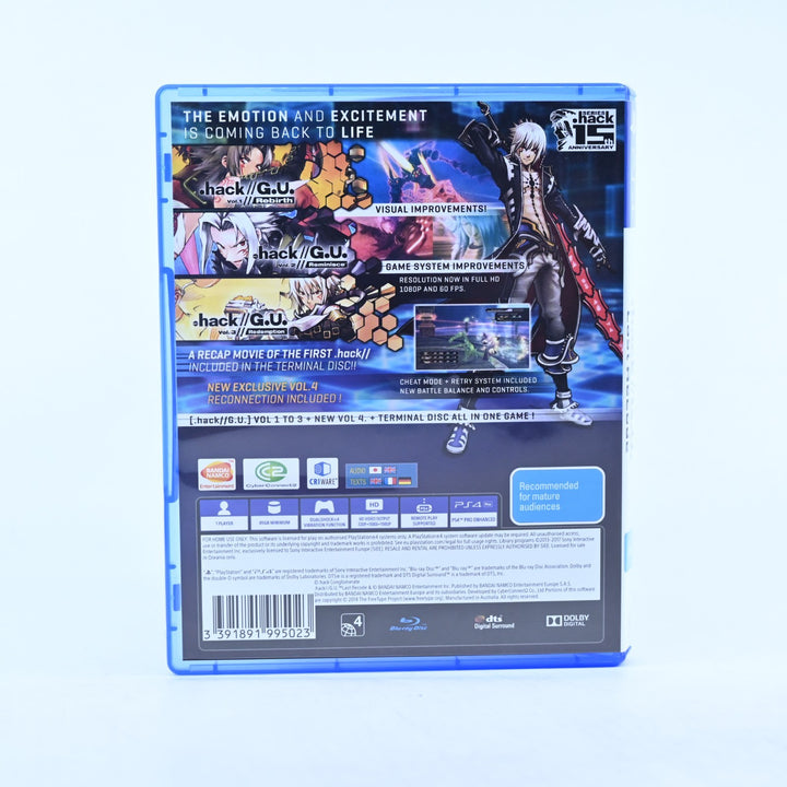 .hack//G.U. Last Recode - Sony Playstation 4 / PS4 Game - MINT DISC!