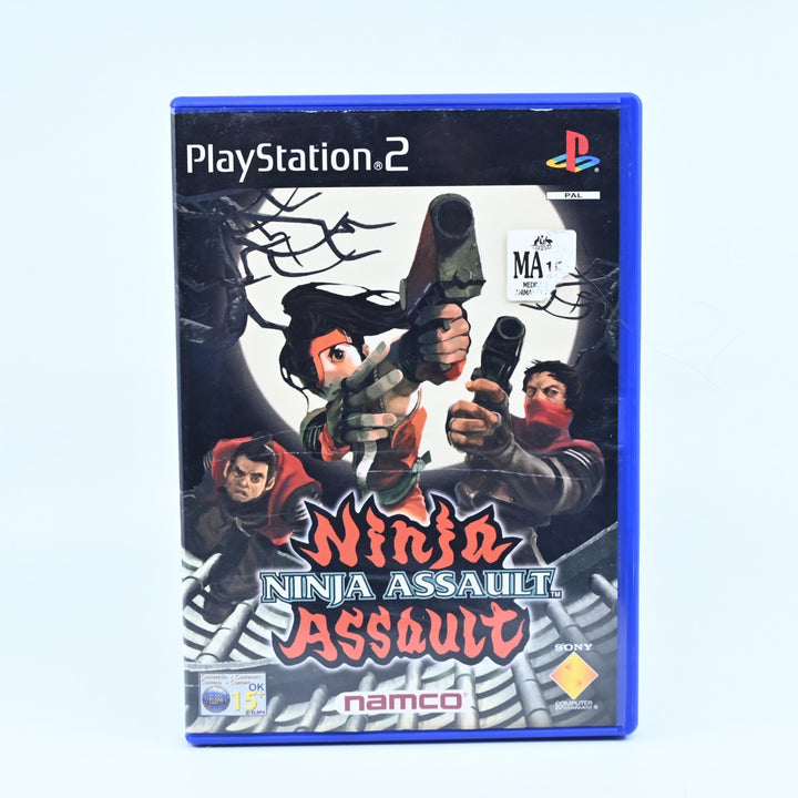 Ninja Assault - Sony Playstation 2 / PS2 Game + Manual - PAL - MINT DISC!