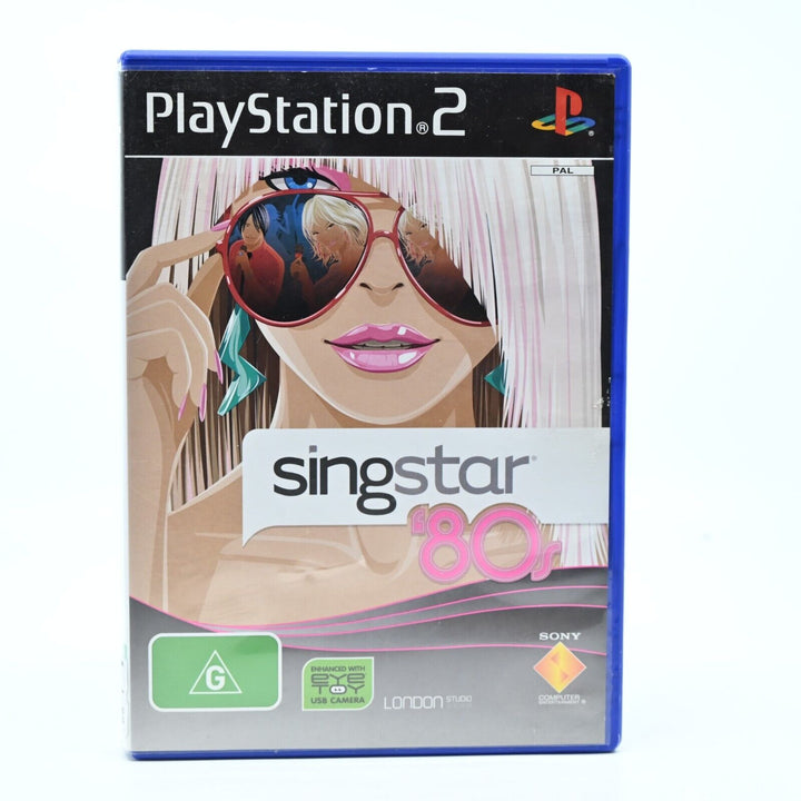 SingStar '80s - No Manual - Sony Playstation 2 / PS2 Game - PAL - MINT DISC!