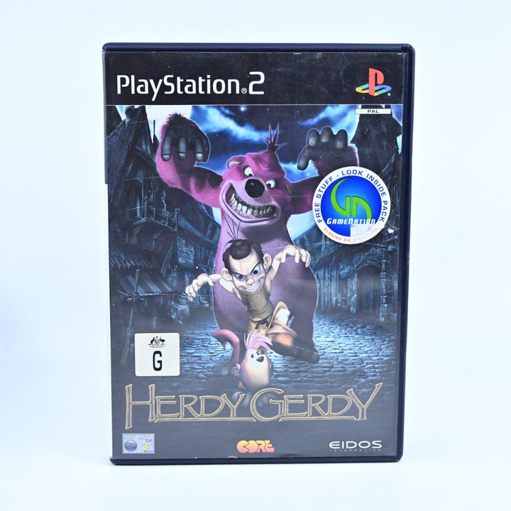 Herdy Gerdy - Sony Playstation 2 / PS2 Game + Manual - PAL