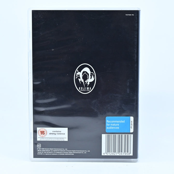 Metal Gear Saga Vol. 2 Guns Of The Patriots MGS4 Bonus Disc - DVD - FREE POST!