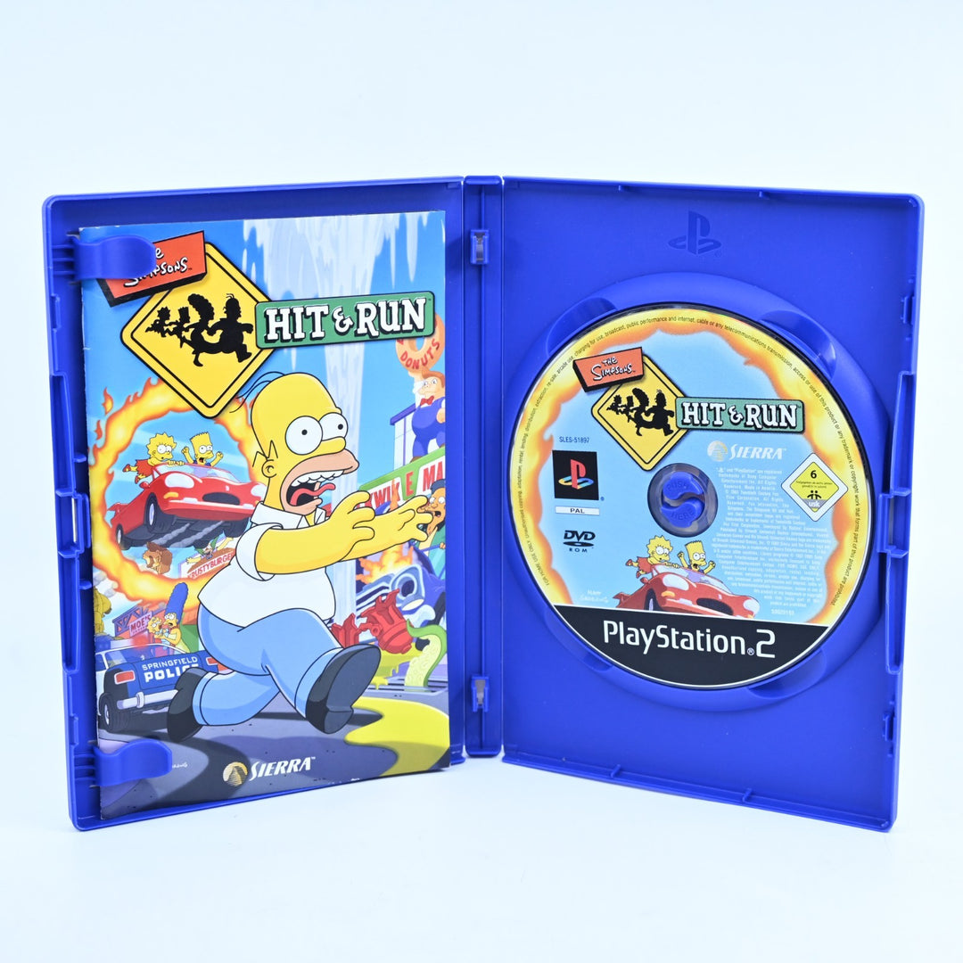 The Simpsons Hit & Run - Sony Playstation 2 / PS2 Game + Manual - PAL