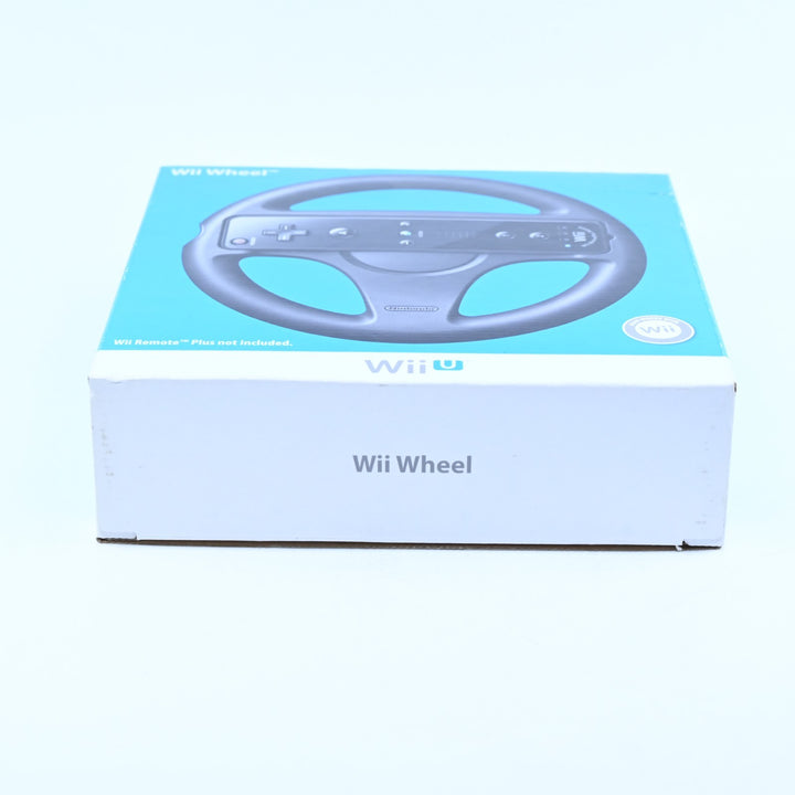 Black Wii Wheel - Nintendo Wii U Boxed Accessory - PAL - FREE POST!