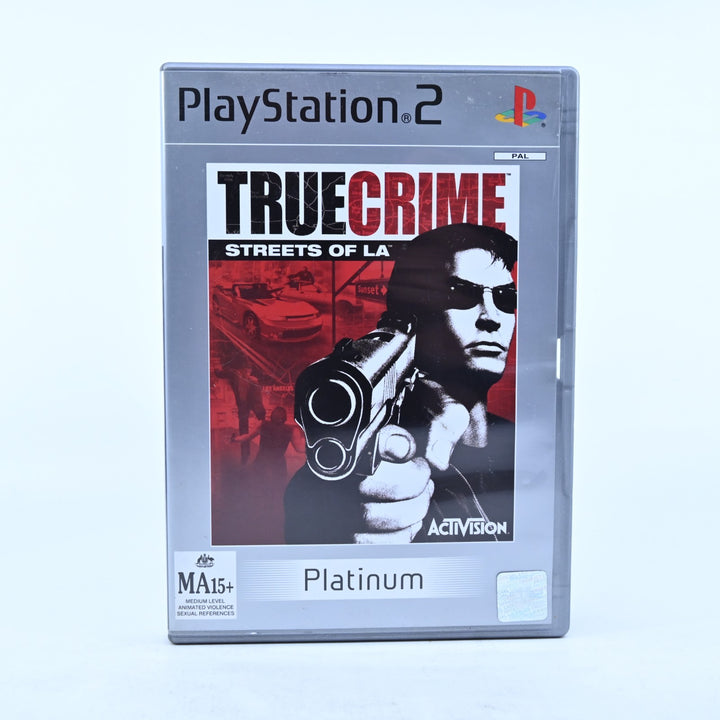 True Crime Streets of LA - Sony Playstation 2 / PS2 Game + Manual - PAL