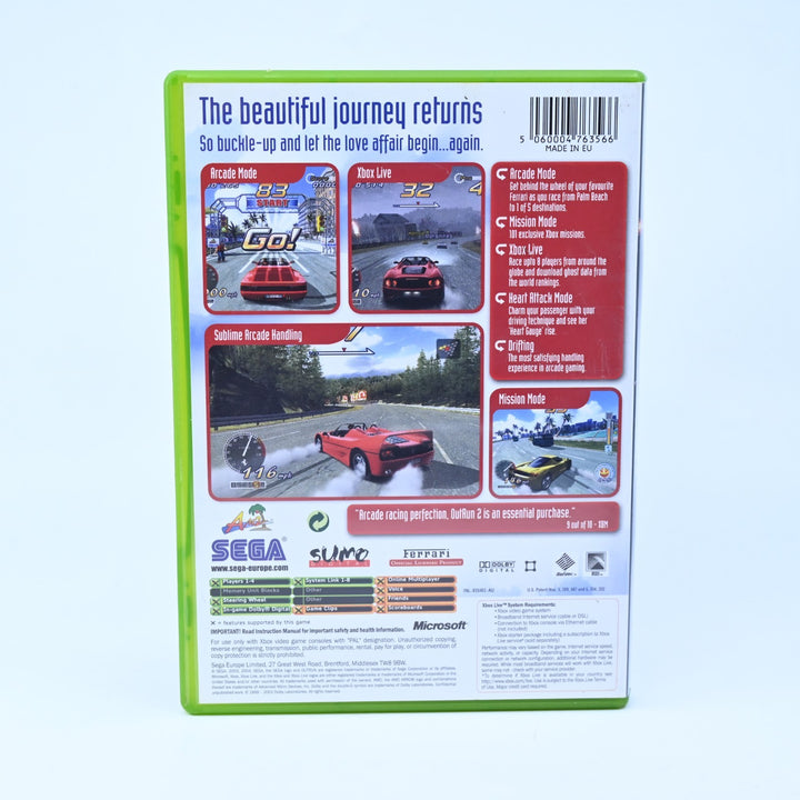 OutRun 2 - Original Xbox Game + Manual - PAL - MINT DISC!