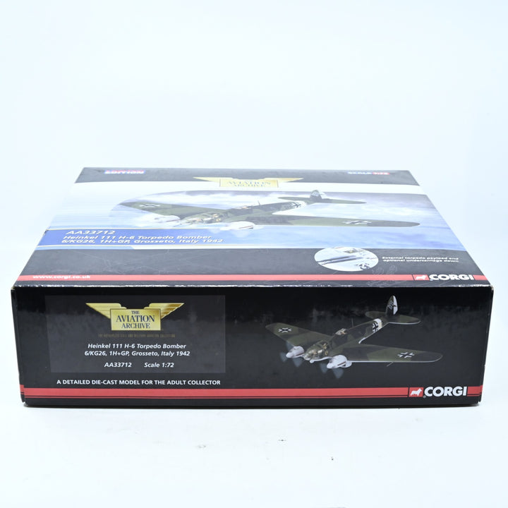Corgi Aviation 1:72 Heinkel 111 H-6 Torpedo Bomber AA33712
