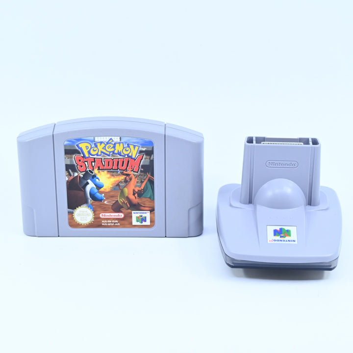 Pokemon Stadium - WITH N64 TRANSFER PAK - N64 / Nintendo 64 Boxed Game - PAL