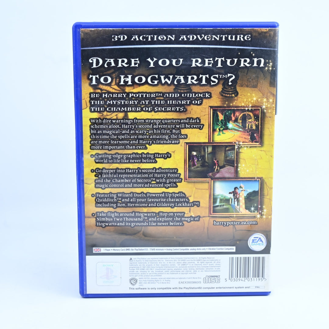Harry Potter and the Chamber of Secrets - PS2 Game + Manual - PAL