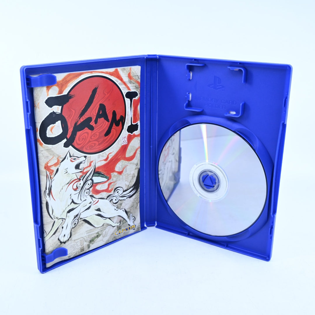 Okami - Sony Playstation 2 / PS2 Game + Manual - PAL - MINT DISC!