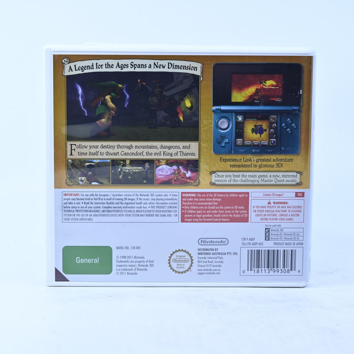 The Legend of Zelda: Ocarina of Time 3D - Nintendo 3DS Game - PAL + Manual