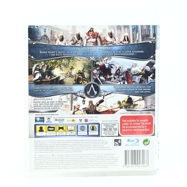 Assassin's Creed: Brotherhood #1 - Sony Playstation 3 / PS3 Game - FREE POST!