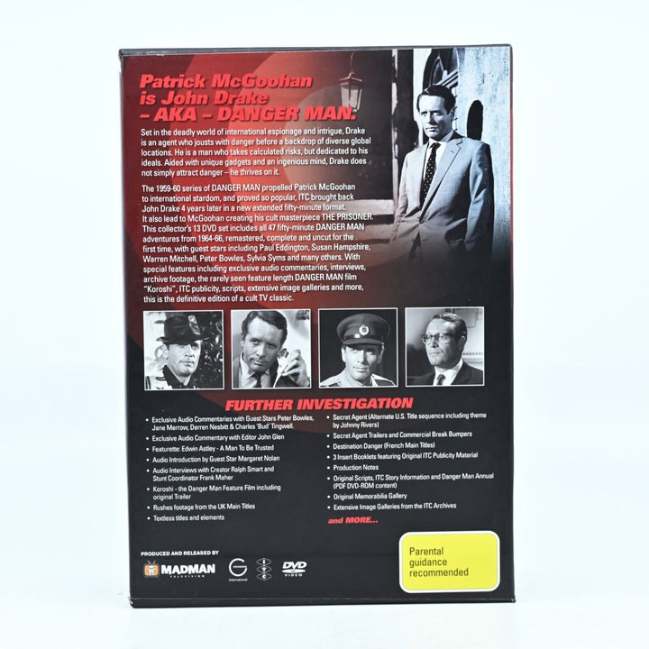 Danger Man - The Complete 1964 - 66 Series - Region Free - DVD - FREE POST!