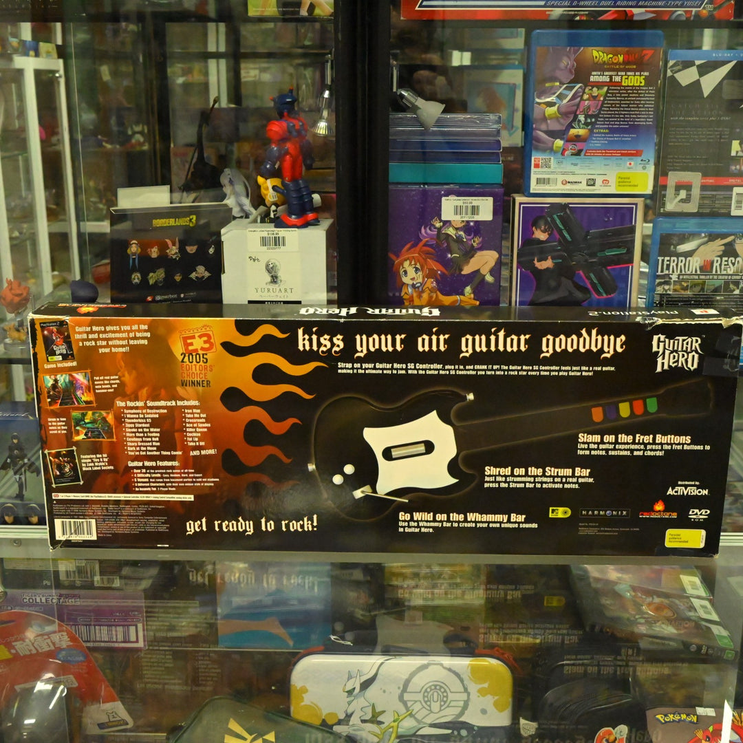 BOXED Guitar Hero Game + Guitar Controller - PS2 Game / PS2 Accessory - PAL