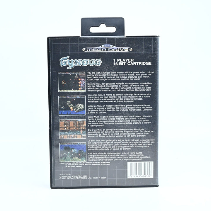 Gynoug - No Manual - Sega Mega Drive Game - PAL - FREE POST!