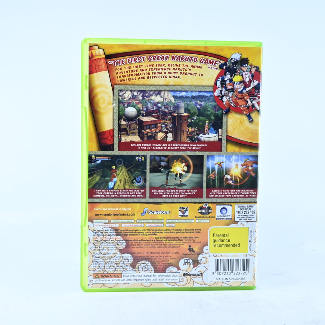 Naruto: Rise of a Ninja - Xbox 360 Game + Manual - PAL - MINT DISC!