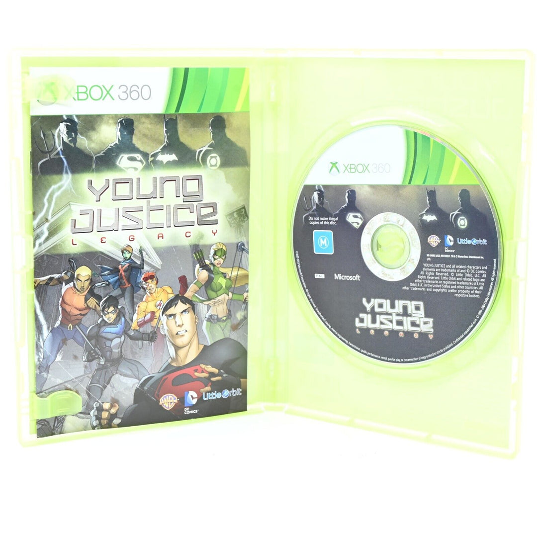 Young Justice Legacy - Xbox 360 Game + Manual - PAL - MINT DISC!