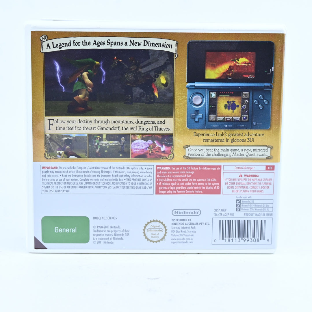 The Legend of Zelda: Ocarina of Time 3D - Nintendo 3DS Game - PAL - FREE POST!