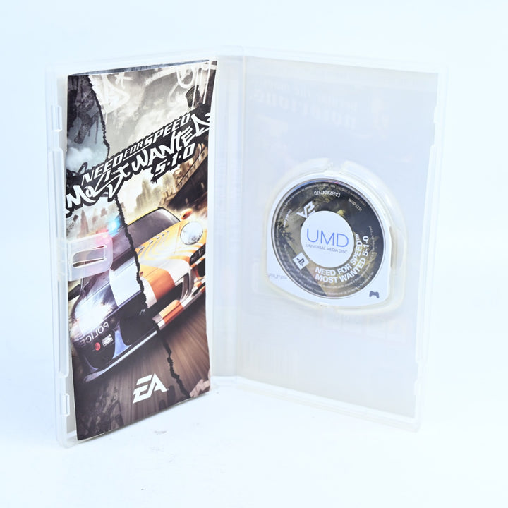Need For Speed: Most Wanted 5-1-0 - Sony PSP Game + Manual - 5.1.0 / 5 1 0