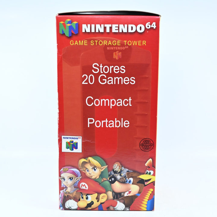 Nintendo 64 Game Storage Tower in Box - N64 / Nintendo 64 Accessory - FREE POST