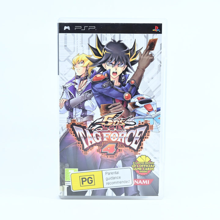 Yu-Gi-Oh! 5D's Tag Force 4 - Sony PSP Game + Manual - FREE POST!