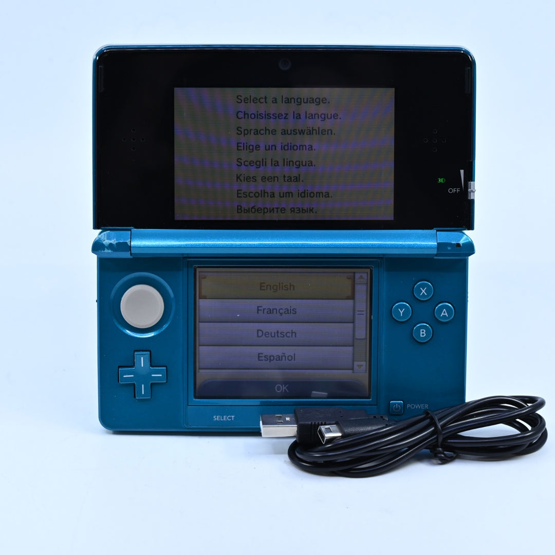 Aqua Blue Nintendo 3DS Console - CTR-001 PAL - FREE POST!