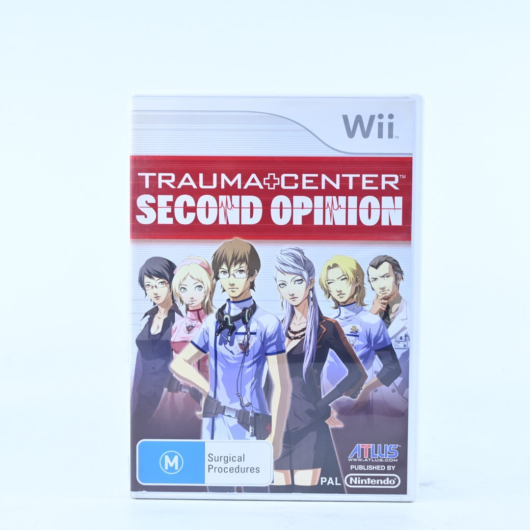 Trauma Center: Second Opinion - Nintendo Wii Game + Manual - PAL - MINT DISC!