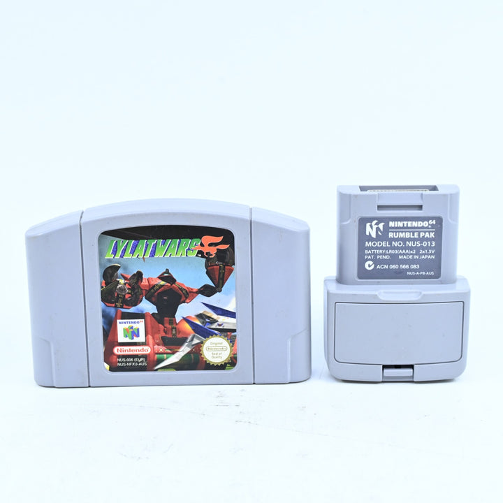 Lylat Wars - N64 / Nintendo 64 Boxed Game + Rumble Pak - PAL - FREE POST!