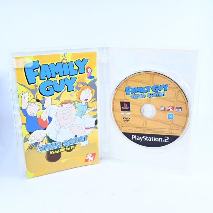 Family Guy Video Game  - Sony Playstation 2 / PS2 Game + Manual - PAL