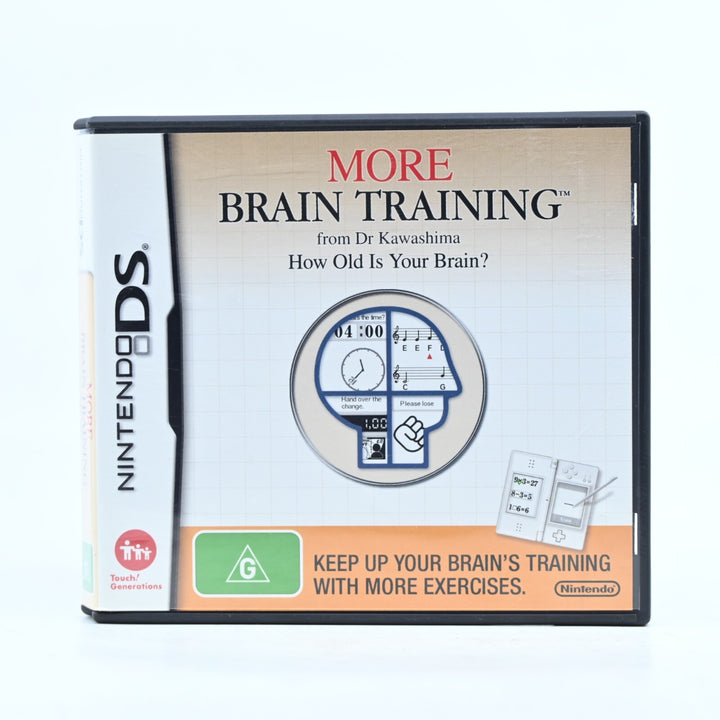 More Brain Training from Dr Kawashima - Nintendo DS Game - PAL - FREE POST!