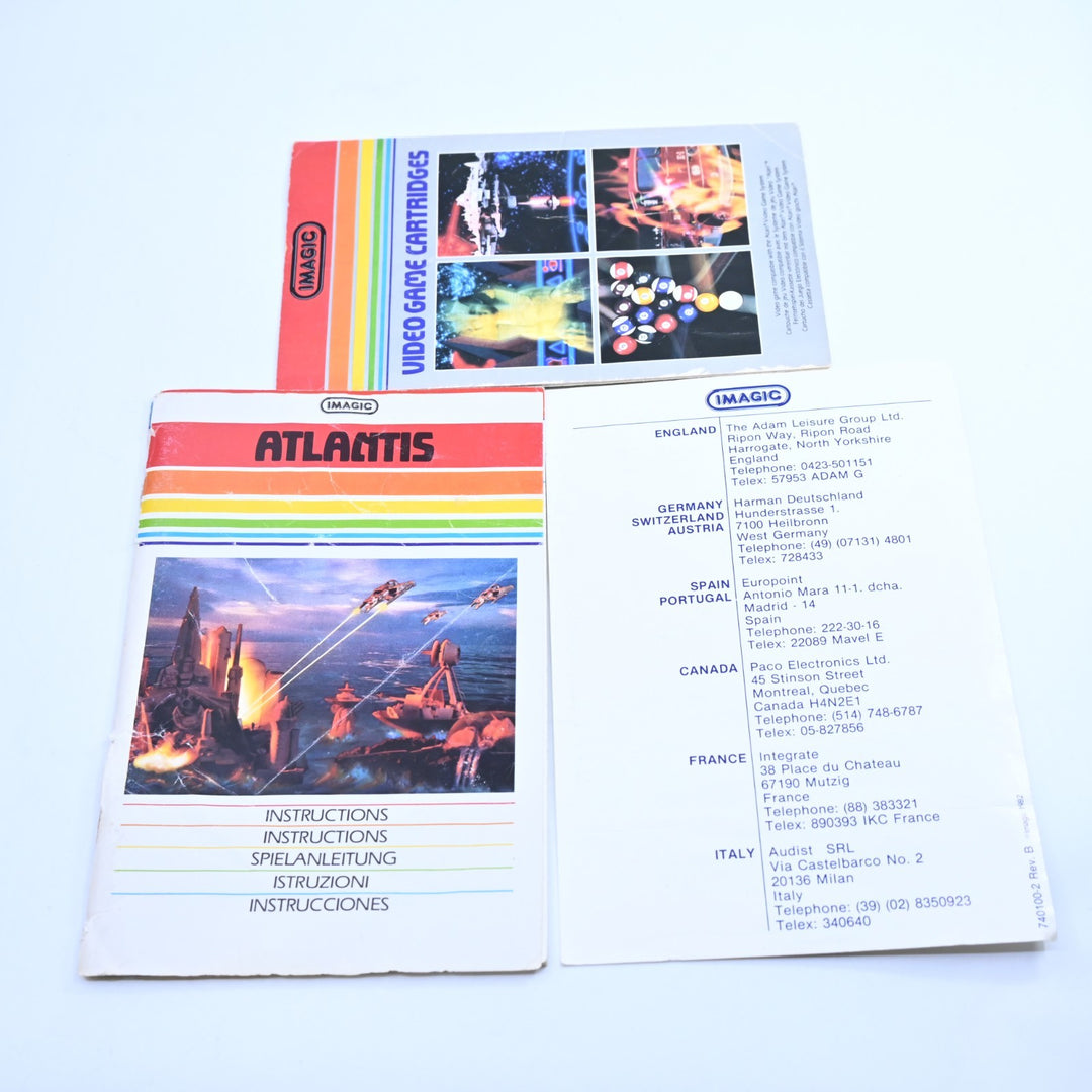 Atlantis - Atari 2600 Boxed Game - PAL - FREE POST!