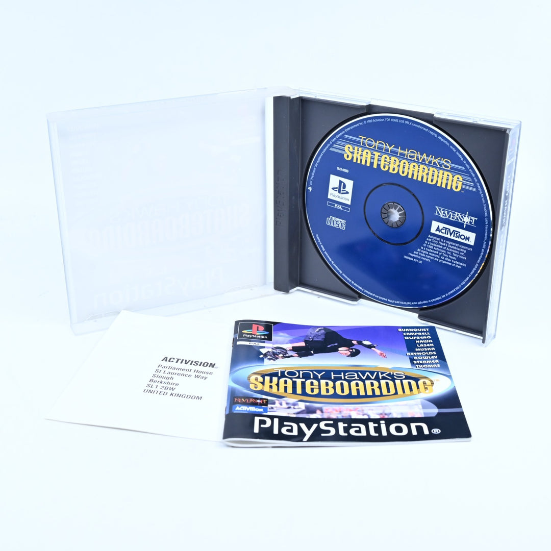 Tony Hawk's Skateboarding - Sony Playstation 1 / PS1 Game + Manual - PAL