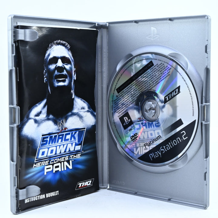 WWE Smackdown: Here Comes the Pain - Sony Playstation 2 / PS2 Game + Manual