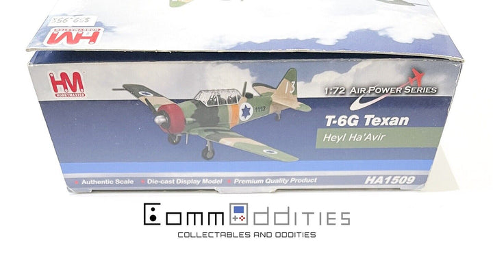 Hobbymaster - HA1509 1:72 Scale - T-6G Texan Heyl Ha'Avir Plane