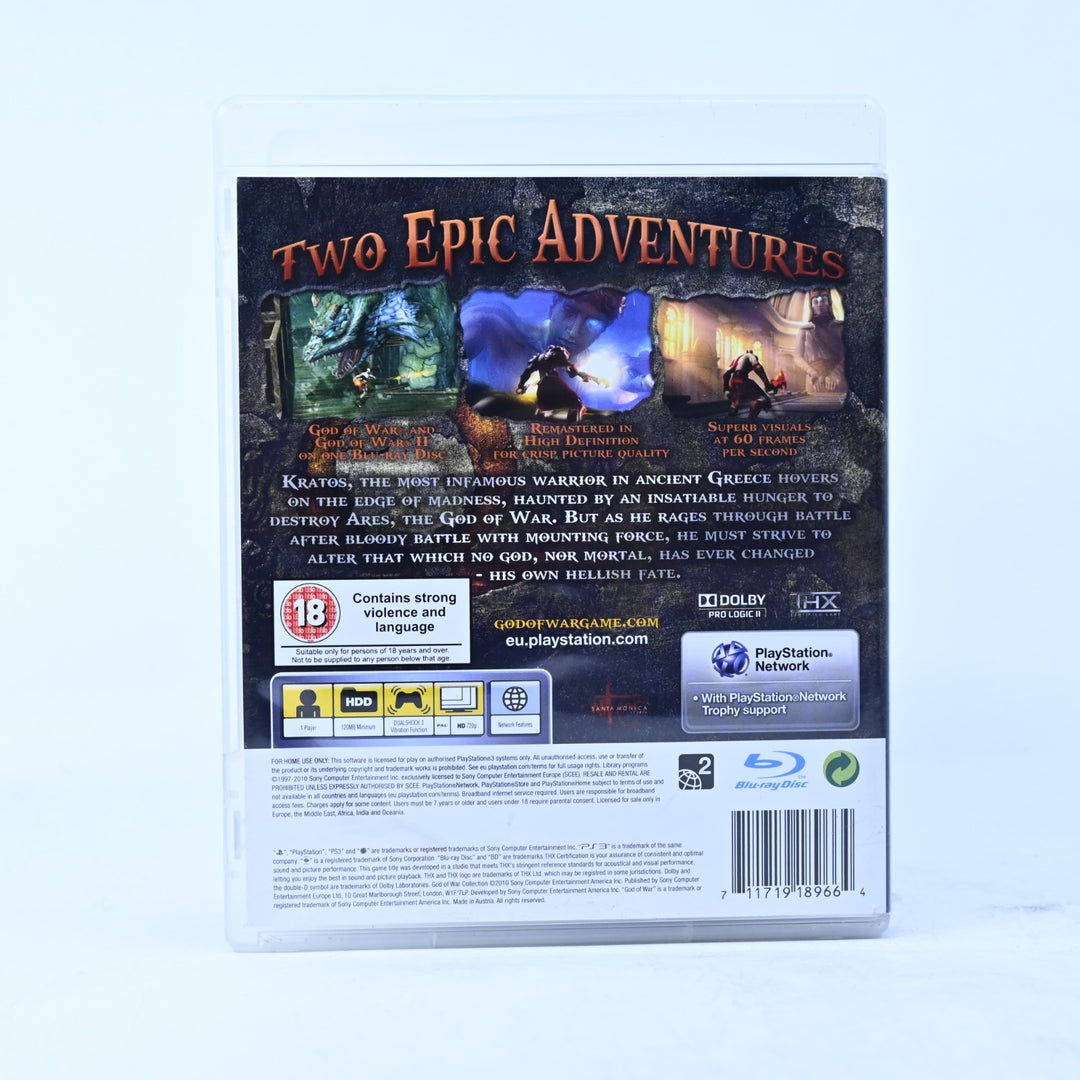 God of War Collection - Sony Playstation 3 / PS3 Game + Manual - MINT DISC!