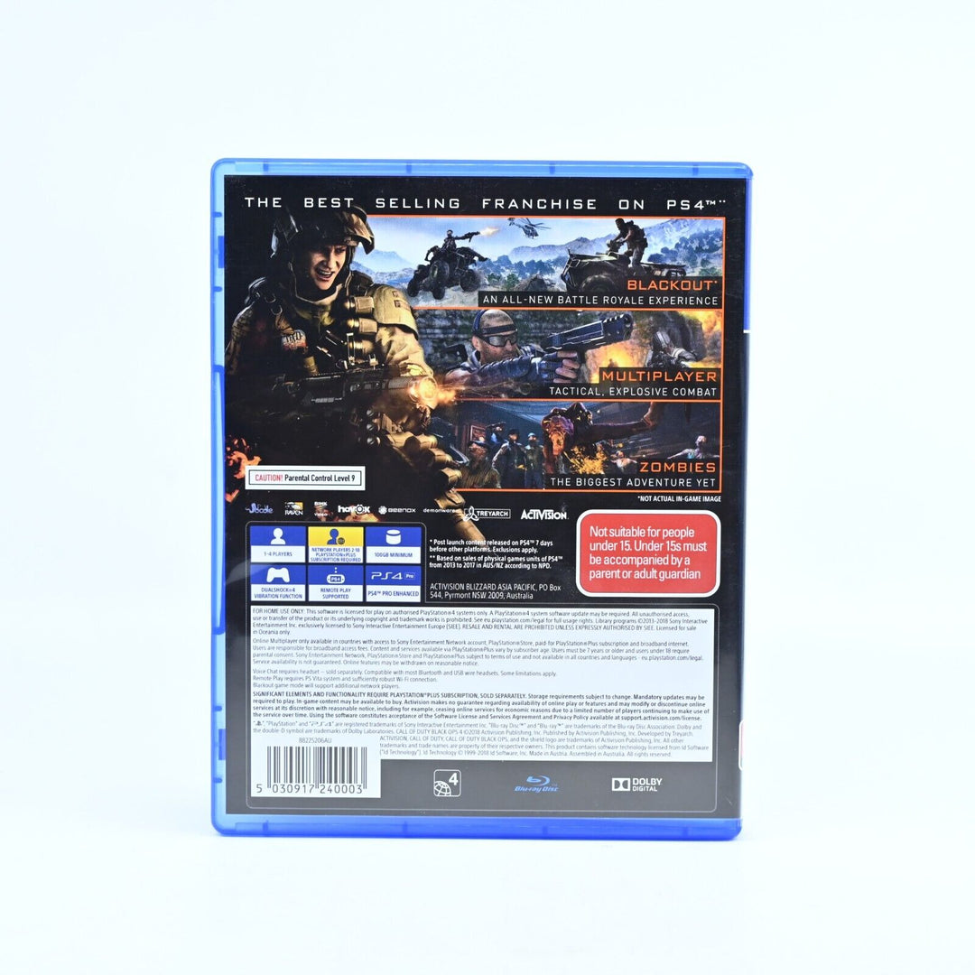 Call of Duty: Black Ops 4 - Sony Playstation 4 / PS4 Game - FREE POST!